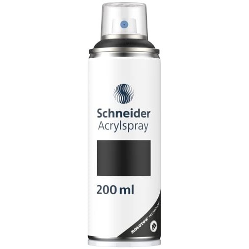 Bomboletta Spray Nero Paint-It 030 Acrilica 200ml Schneider