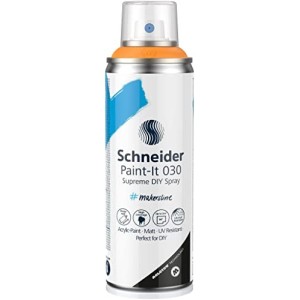 Bomboletta Spray Arancione Chiaro Paint-It 030 Acrilica 200ml Schneider