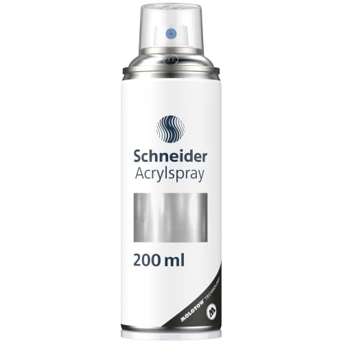 Bomboletta Spray Argento Metallizzato Paint-It 030 Acrilica 200ml Schneider