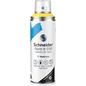 Bomboletta Spray Giallo Limone Paint-It 030 Acrilica 200ml Schneider