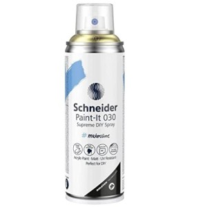 Bomboletta Spray Oro Metallizzato Paint-It 030 Acrilica 200ml Schneider