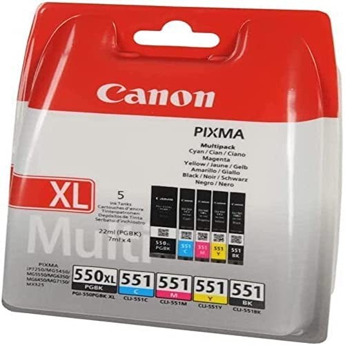 Multipack Canon Originale 550-551 XL