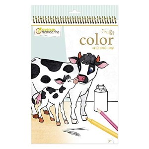 Blocco da Colorare Graffy Color Gatti Domestici Avenue Mandarine