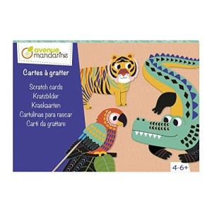 Scatola Creativa, Sagome Animali da Grattare Avenue Mandarine