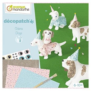 Scatola Creativa Maxi, Decopatch Cagnolini Avenue Mandarine