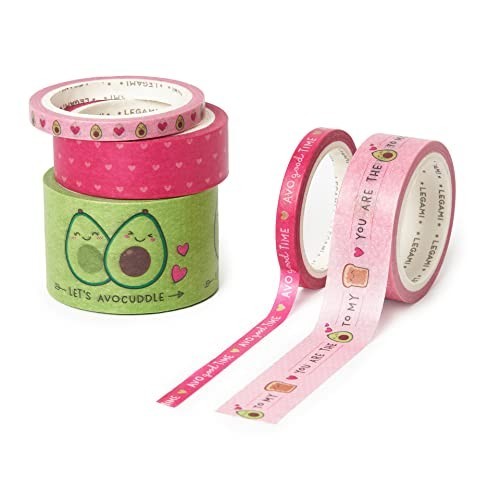 Set di 5 Nastri Adesivi - Tape by Tape Avocado Legami