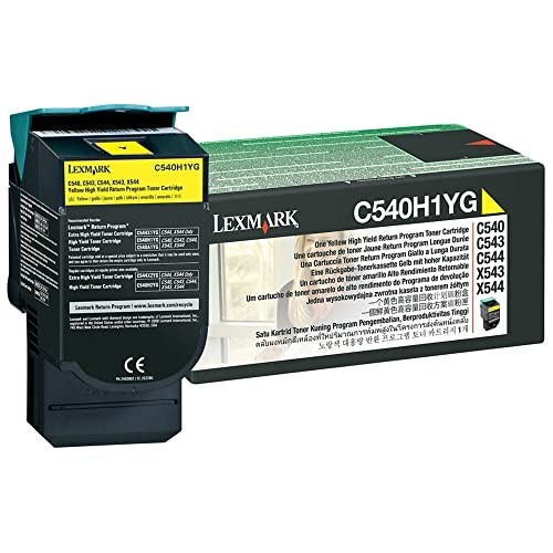 TONER LEXMARK C540 GIALLO ORIGINALE