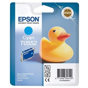 CARTUCCIA T0552 CIANO ORIGINALE EPSON C13T05524020