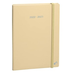 Agenda 2022-2023 Quo Vadis Settimanle 16 Mesi Pastel Giallo con Elastico 15x21