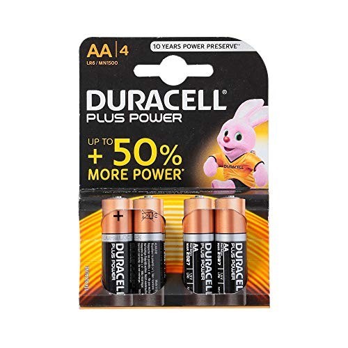 4 BATTERIE STILO DURACELL AA MN1500