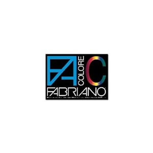 BLOCCO F4 FABRIANO 5 COLORI 220GR 24X33