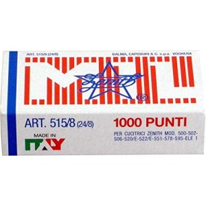 Punti Zenith 24/8 10 Scatoline da 1000pz