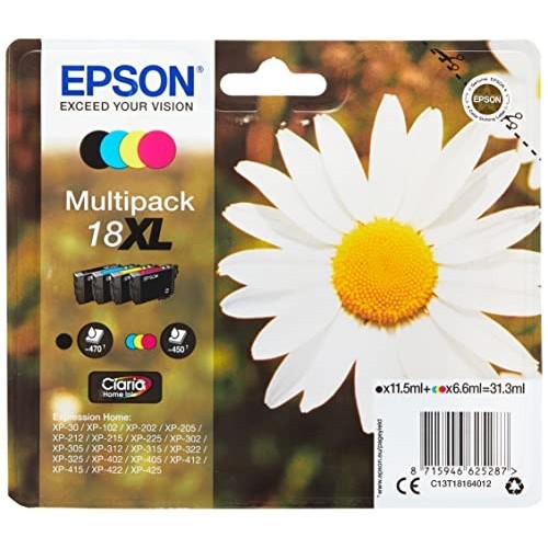 MULTIPACK EPSON C13T18164010 BK-C-M-Y XL ORIGINALE