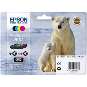 MULTIPACK EPSON T26 XL ORIGINALE