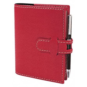 Agenda Quo Vadis Rigiro Settimanale con Pennino e Chiusura 9x12,5 Rosso