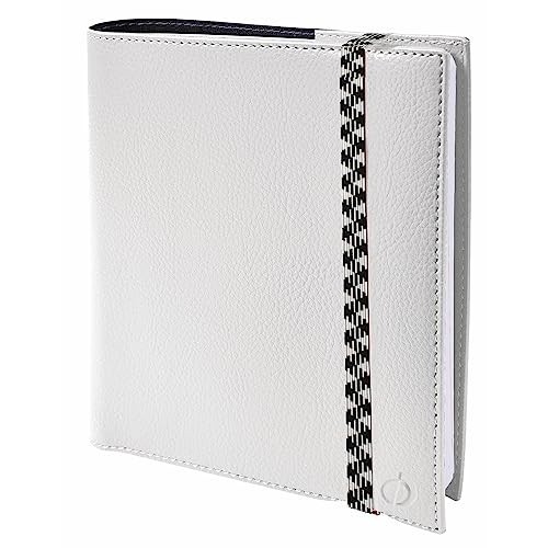 Agenda Quo Vadis Time & Life Medium Settimanale Spiralata con Elastico Bianca 16x16