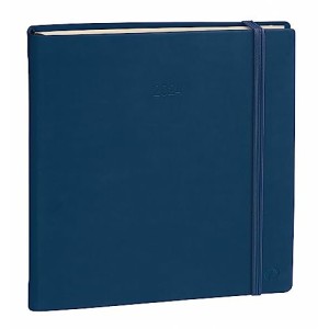 Agenda Quo Vadis Executif Prestige Settimanale con elastico Blu 16x16