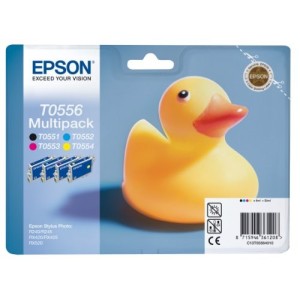 CARTUCCIA ORIGINALE EPSON C13T05564010 T0556 MULTIPACK BK-C-M-Y