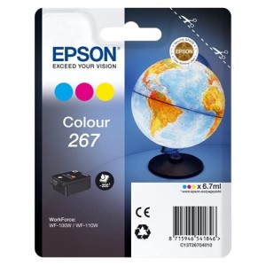 CARTUCCIA EPSON T267 COLORE ORIGINALE C13T267040 WF100