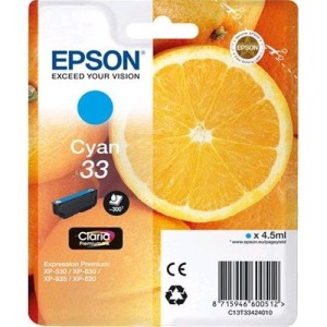 CARTUCCIA ORIGINALE EPSON ARANCIA T3342 CIANO