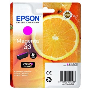 CARTUCCIA ORIGINALE EPSON ARANCIA T3343 MAGENTA