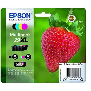 CARTUCCIA ORIGINALE EPSON FRAGOLA T2996 MULTIPACK BK E COL XL