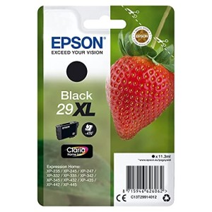 CARTUCCIA ORIGINALE EPSON T2991 FRAGOLA BK NERO XL ORIGINALE