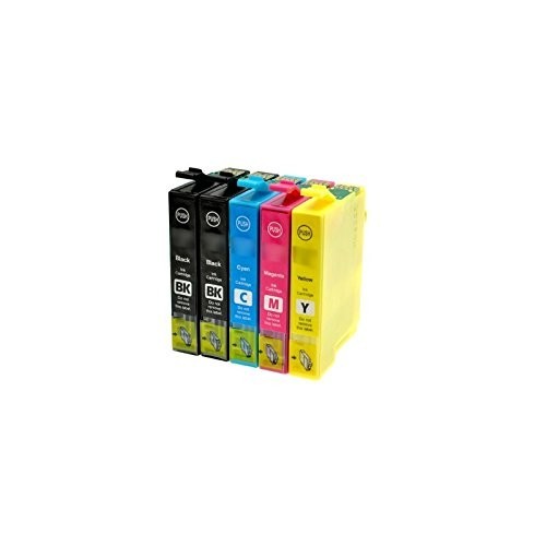 5 CARTUCCE COMPATIBILI EPSON T2711-4 T27XL MULTIPACK NO OEM (2NERE + 1 PER COLORE)