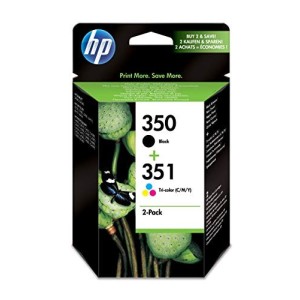 CARTUCCIA ORIGINALE HP 350 NERO + HP 351 COLORE MULTIPACK (SD412EE)