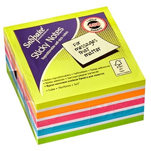 POST IT CUBO 76X76 400FF Neon