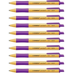 Penna a sfera Ecosostenibile - STABILO pointball - CO2 neutral - Lilla