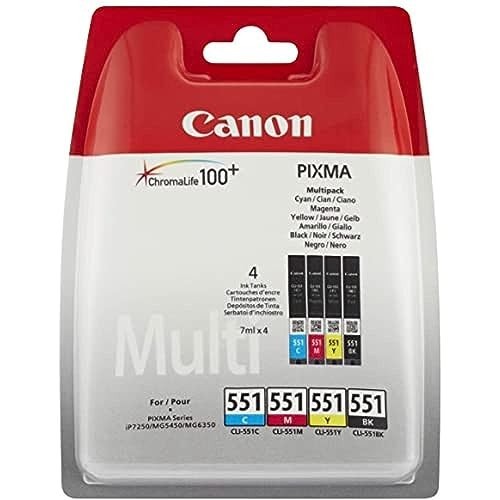 CARTUCCIA CANON CLI551 GIALLO 6511B001 ORIGINALE