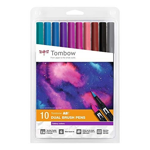 Astuccio 10pz ABT Dual Brush Tombow Colori Galassia