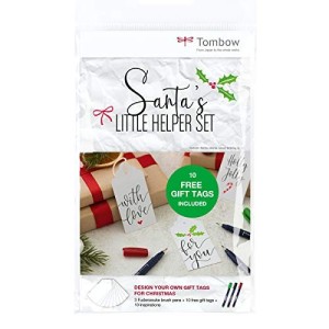 Set Tombow 10 Tags Natale con 3pz.