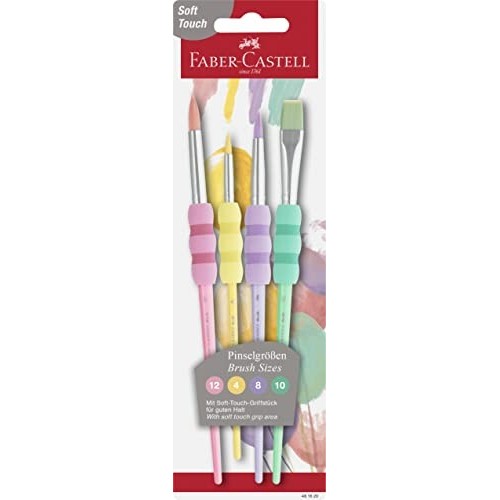 Set 4 Pennelli Soft Pastel Faber-Castell