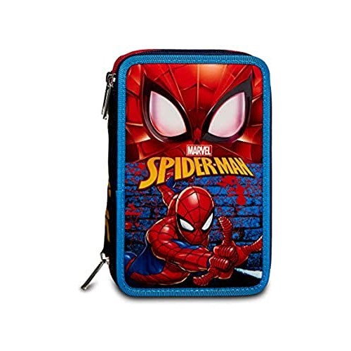 Astuccio 3 Zip Spiderman Crime Fighter Seven