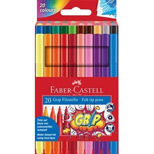 20 Pennarelli Grip Faber-Castell