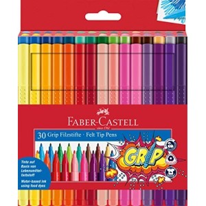 30 Pennarelli Grip Faber-Castell