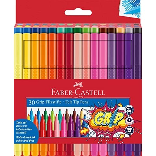 30 Pennarelli Grip Faber-Castell