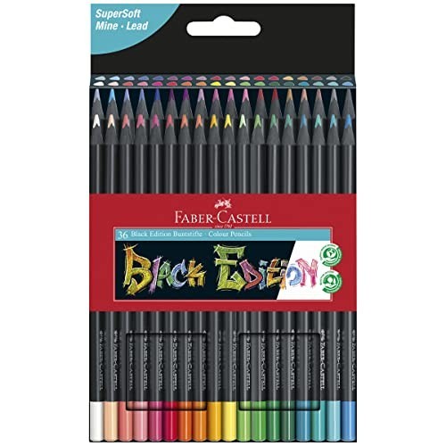 36 Pastelli Black Edition Faber-Castell