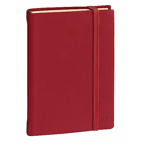 Agenda Daily Pocket Quo Vadis 8,5x13 con Elastico Rosso