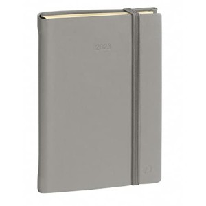 Agenda Quo Vadis Ministre Prestige Settimanale Grigio con Elastico 16x24