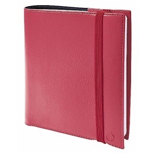 Agenda Quo Vadis Time & Life Medium Settimanale Spiralata con Elastico Rosso Iridescente 16x16