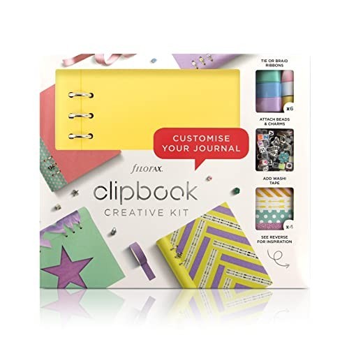 Agenda Filofax Clipbook Creative Kit Giallo