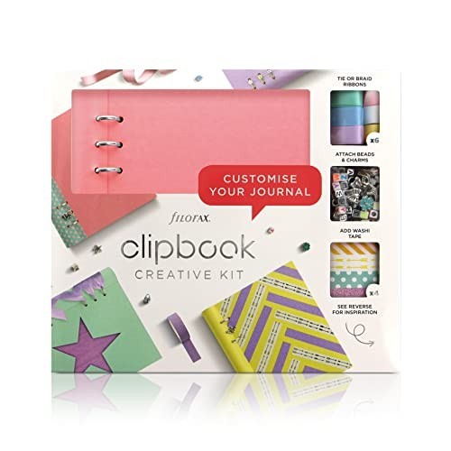 Agenda Filofax Clipbook Creative Kit Rosa