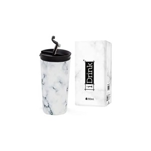 Travel Mug I-drink Marble White 350ml