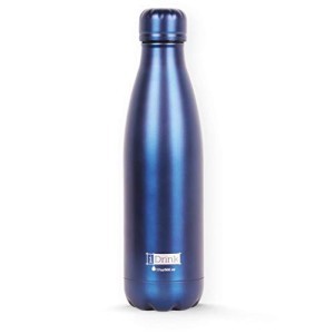 Bottiglia Termica I-drink Blu Metalizzato 500ml