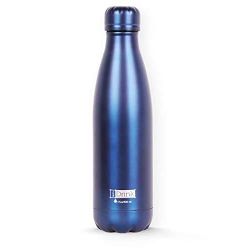 Bottiglia Termica I-drink Blu Metalizzato 500ml