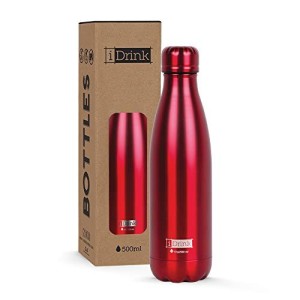 Bottiglia Termica I-drink Rosso Metalizzato 500ml