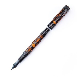 Penna Conklin Endura Deco Arancione Omniflex Stilografica